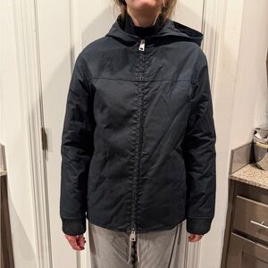 A.P.C. Men’s Hooded Navy Jacket